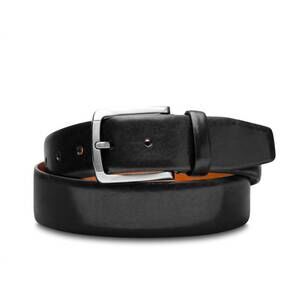 NEW BOSCA men's napoli belt in black